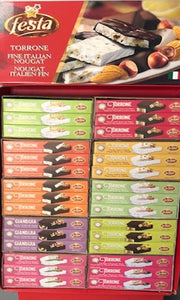 Torrone Bars 150g SHIPPER DISPLAY. Assorted flavours.