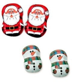 Santa Claus & Snowman Foil-wrapped Chocolates in Mesh Bag