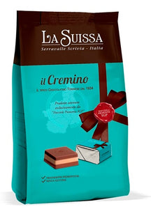 "Il Cremino" *IGP* Gianduia Chocolates in Aqua Blue Square-bottom Bag