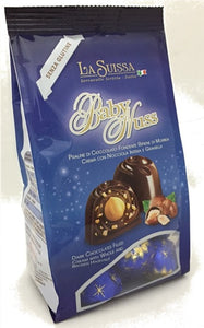 "Baby Nuss" Dark Chocolates w/ Hazelnuts in Square-bottom Bag