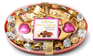 "Wonderful Thoughts" Assorted Chocolates in Oval Acrylic Gift Box