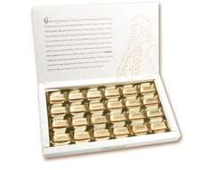 "Gianduiotti Oro" in White Giftbox