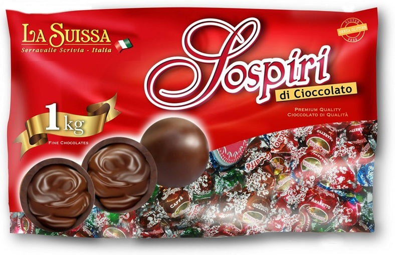 "Sospiri" Assorted Truffles with Cereal Bulk in Bag (90/kg)