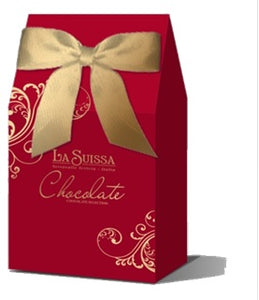 "Grace" Assorted Chocolates in Peaked Giftbox. Assorted Colours. Pyramid Red,Gold,White Ast'd Chocolate