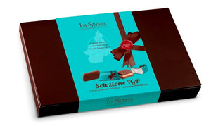 Gianduiotti & Cremini *IGP* Chocolates in Aqua Blue Giftbox