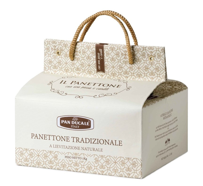 Premium Panettone Classico in White Giftbag